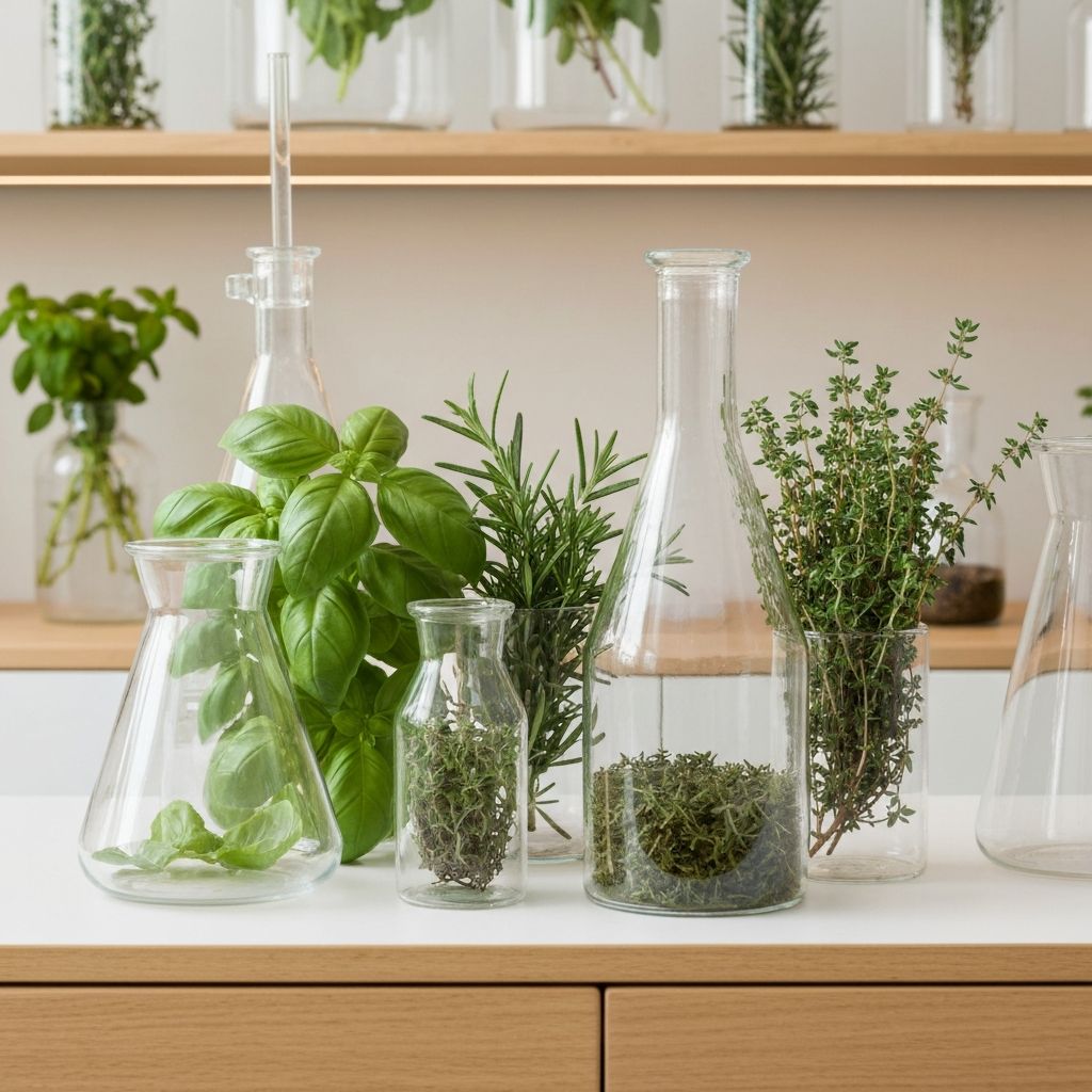Pflanzenextraktion mit Glasgefäßen