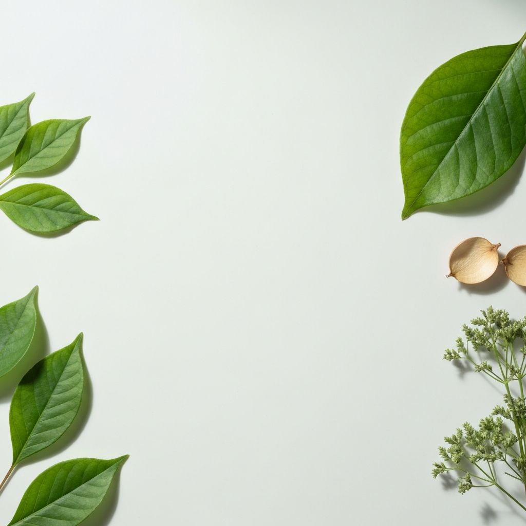 Natürliche Pflanzenmaterialien